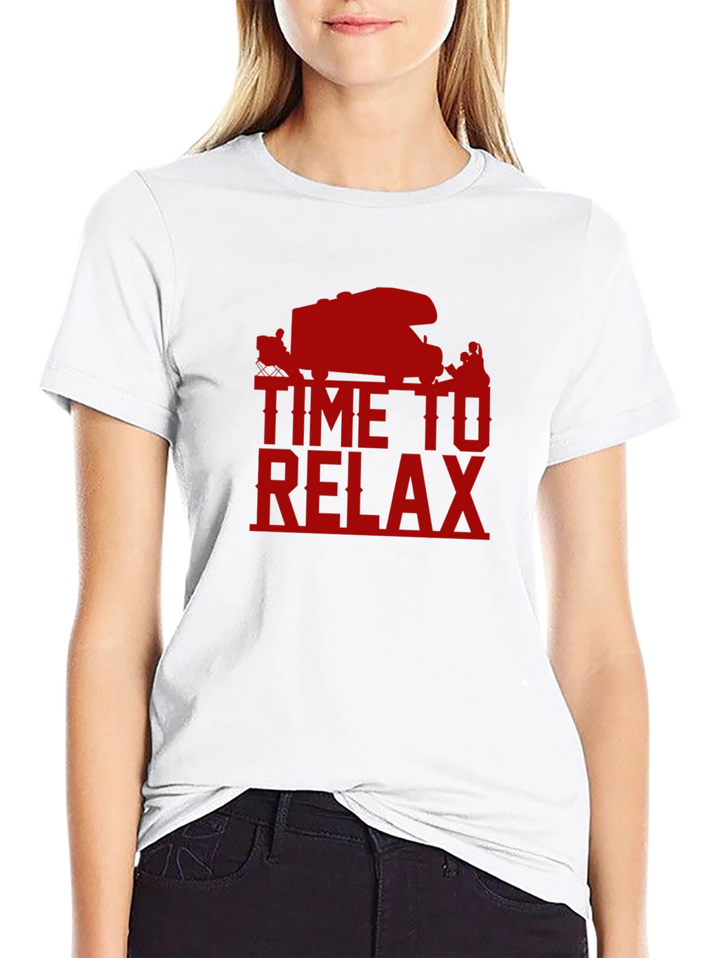 Time to Relax RV Camping Graphic Tee