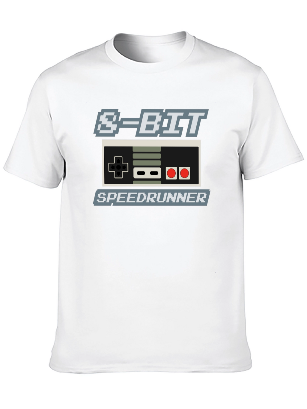 8-Bit Speedrunner T-Shirt - Retro Gaming Style