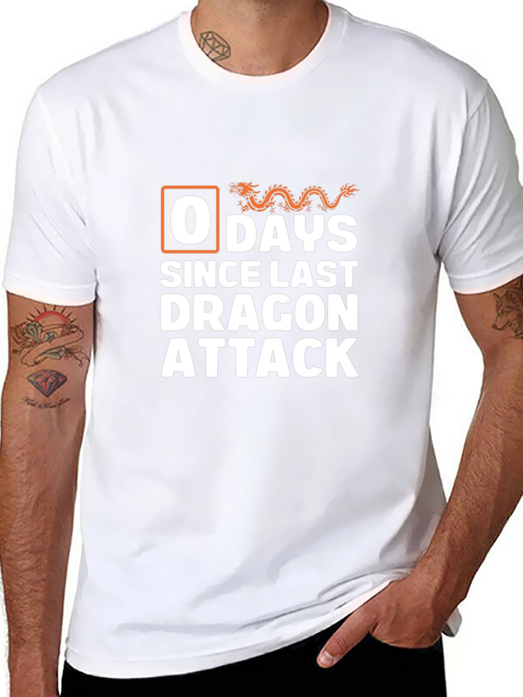 0 Days Since Last Dragon Attack T-Shirt