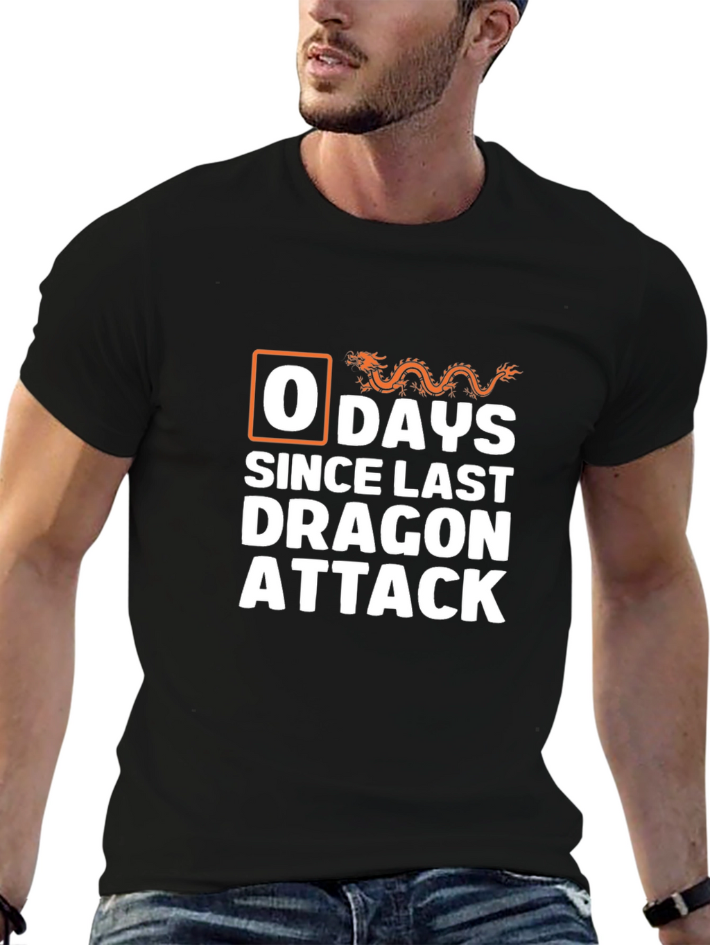 0 Days Since Last Dragon Attack T-Shirt