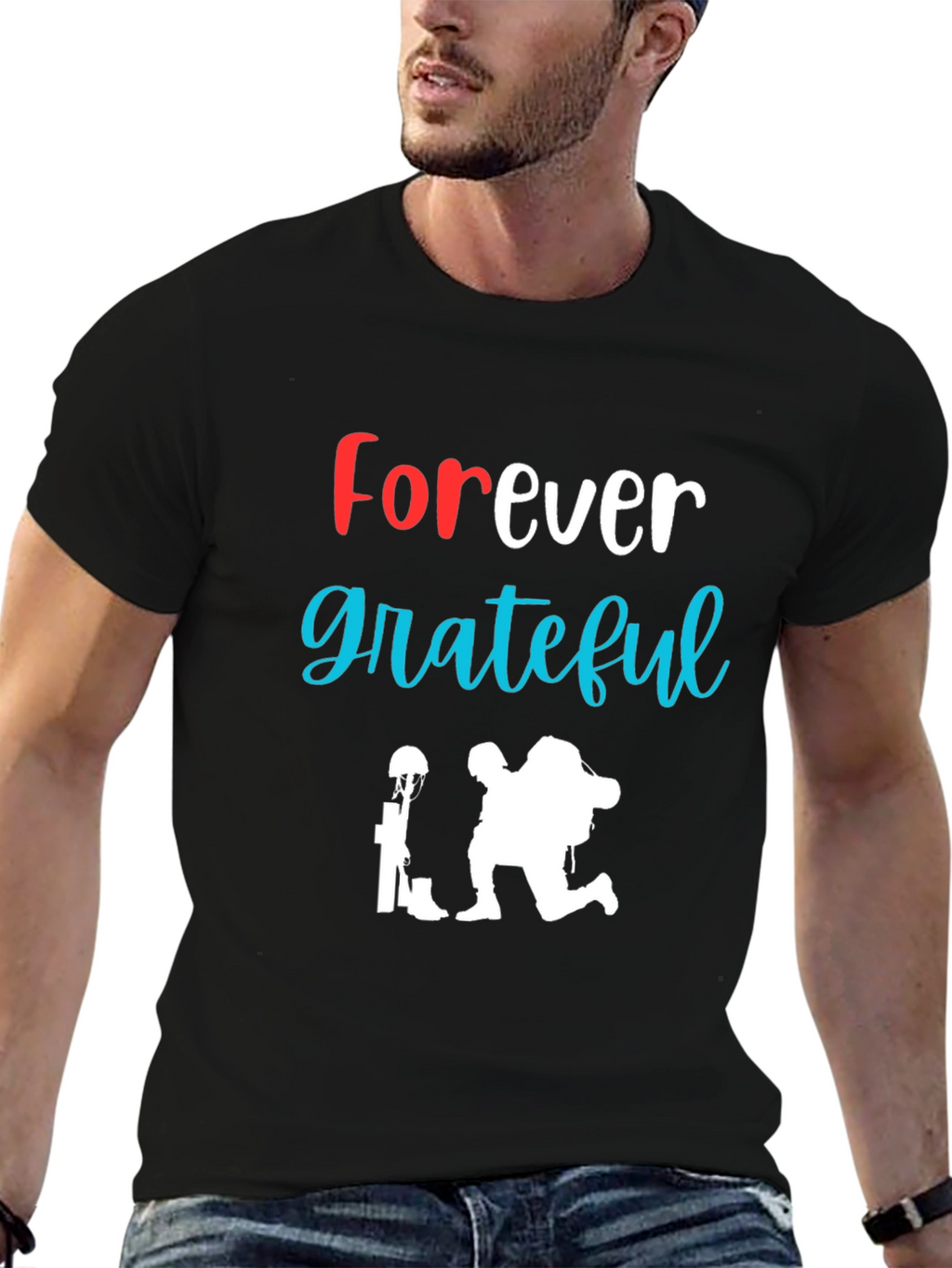 Forever Grateful Veteran Tribute T-Shirt