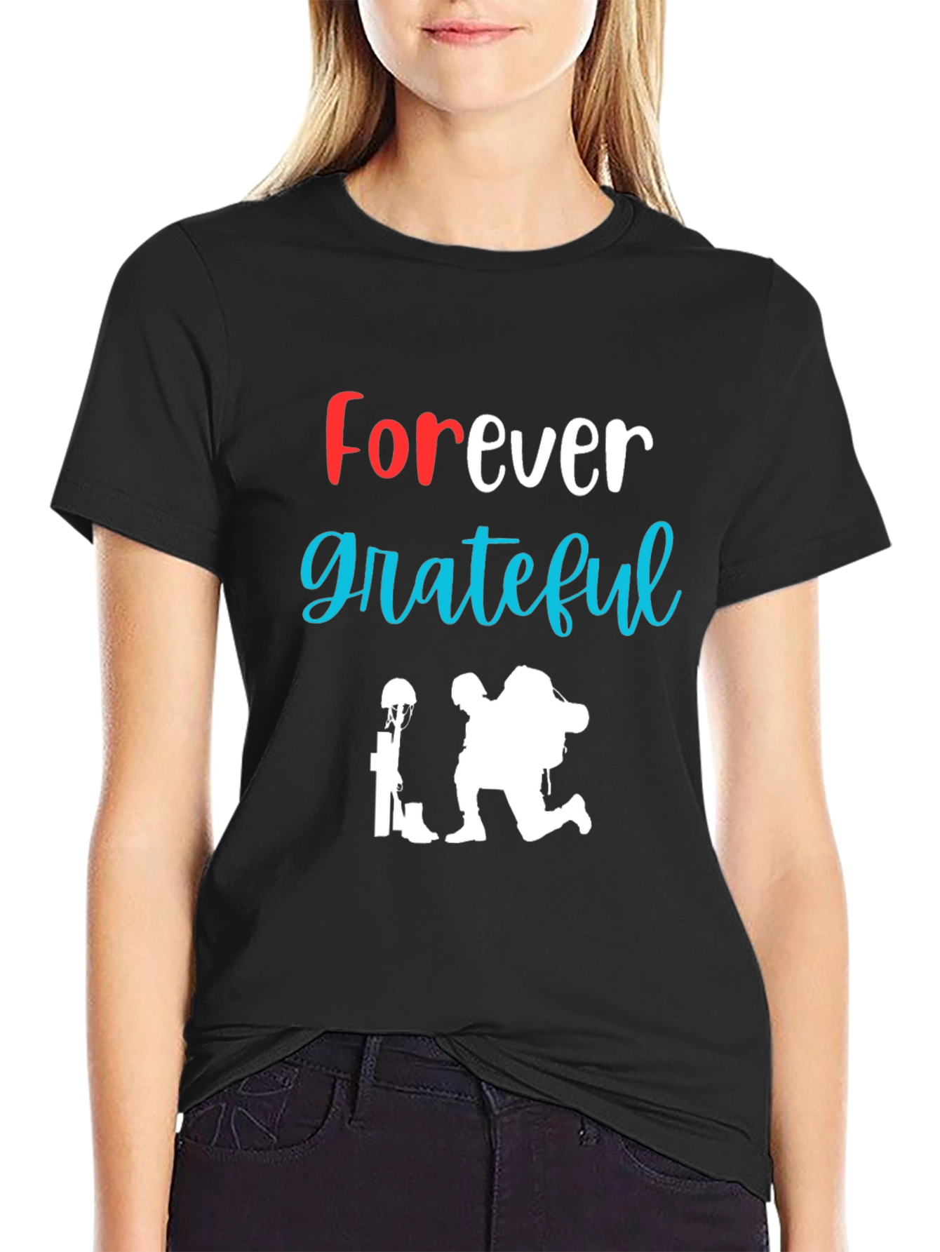 Forever Grateful Veteran Tribute T-Shirt