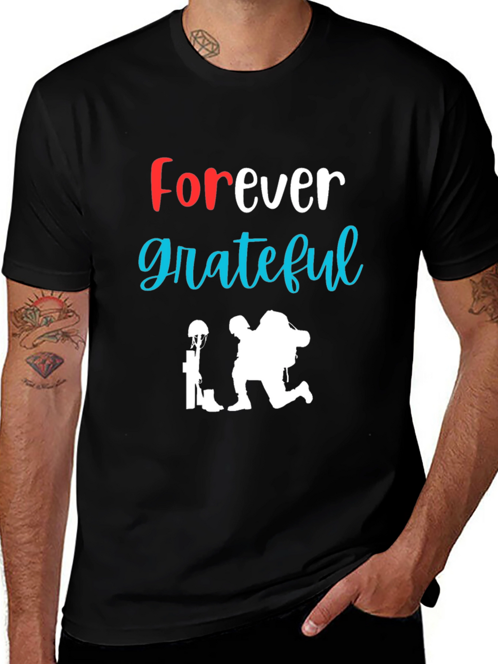 Forever Grateful Veteran Tribute T-Shirt