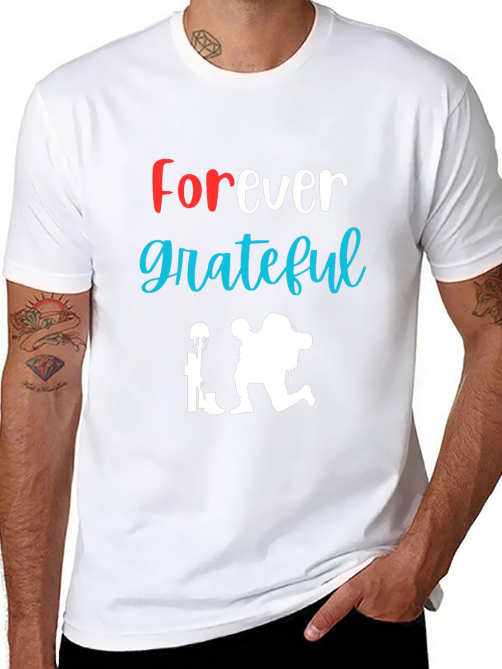 Forever Grateful Veteran Tribute T-Shirt