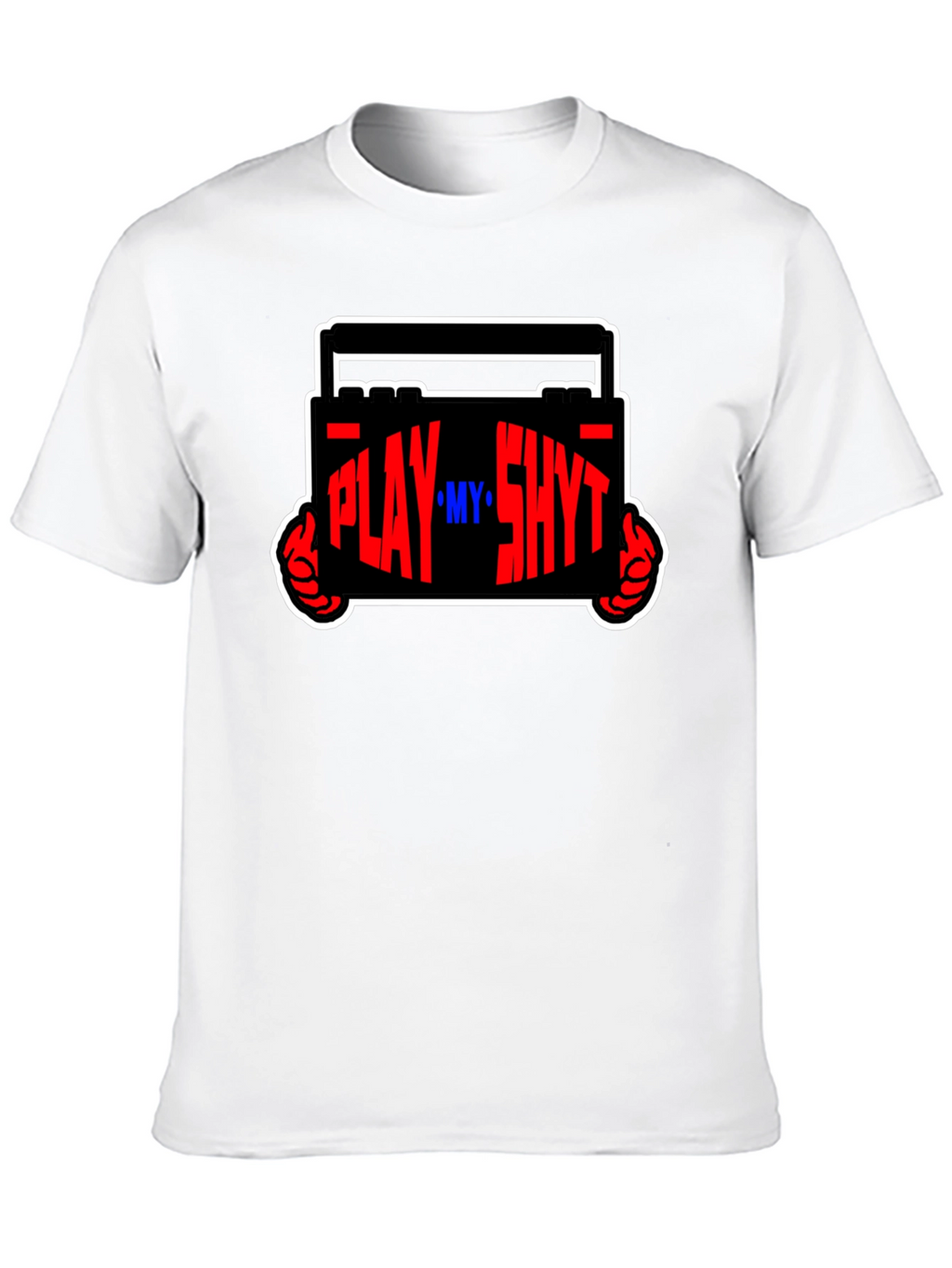 Play My Sh*t Black Graphic Tee