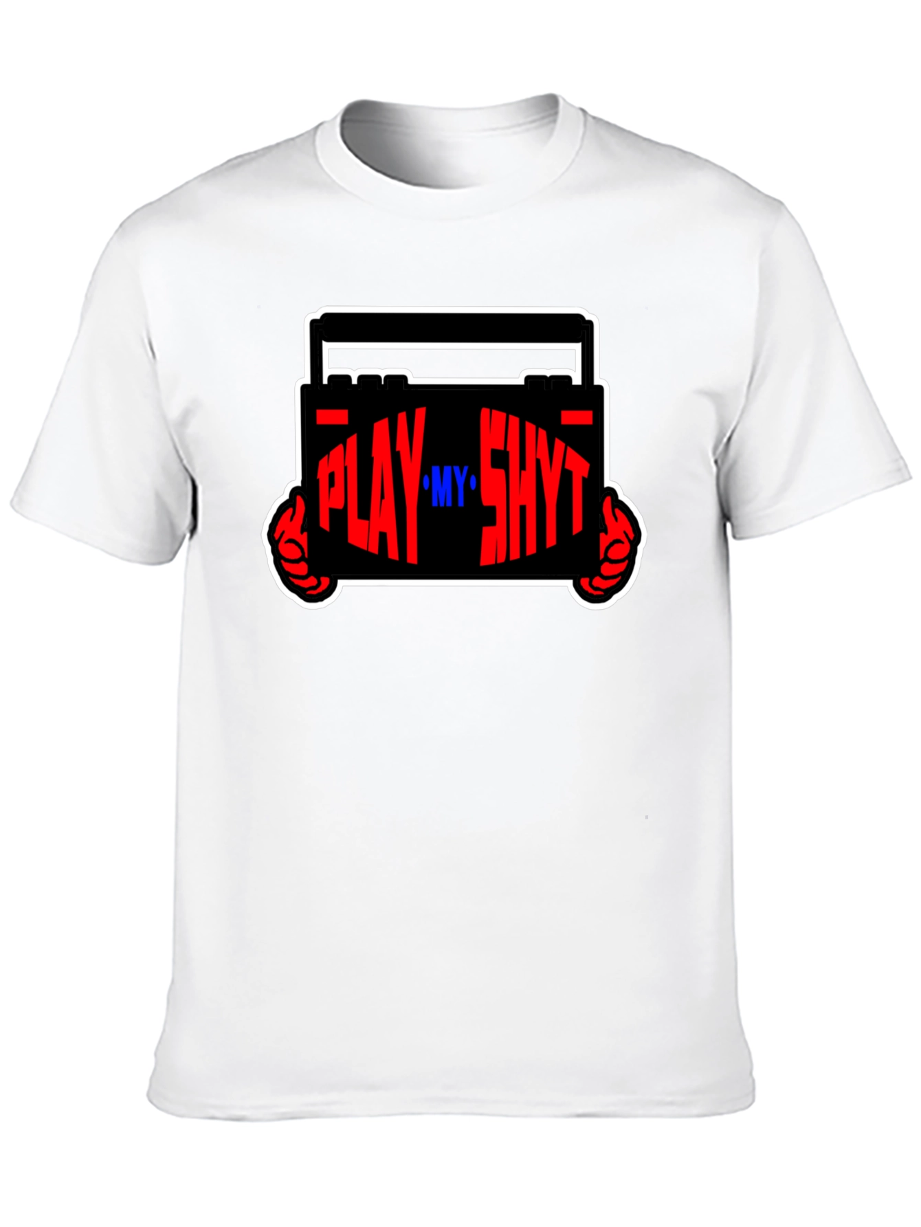 Play My Sh*t Black Graphic Tee
