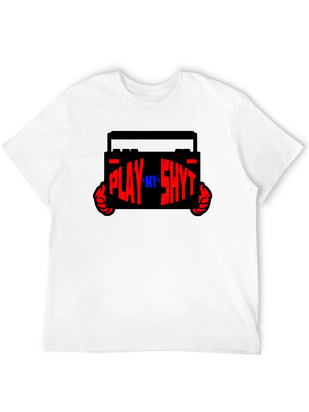 Play My Sh*t Black Graphic Tee