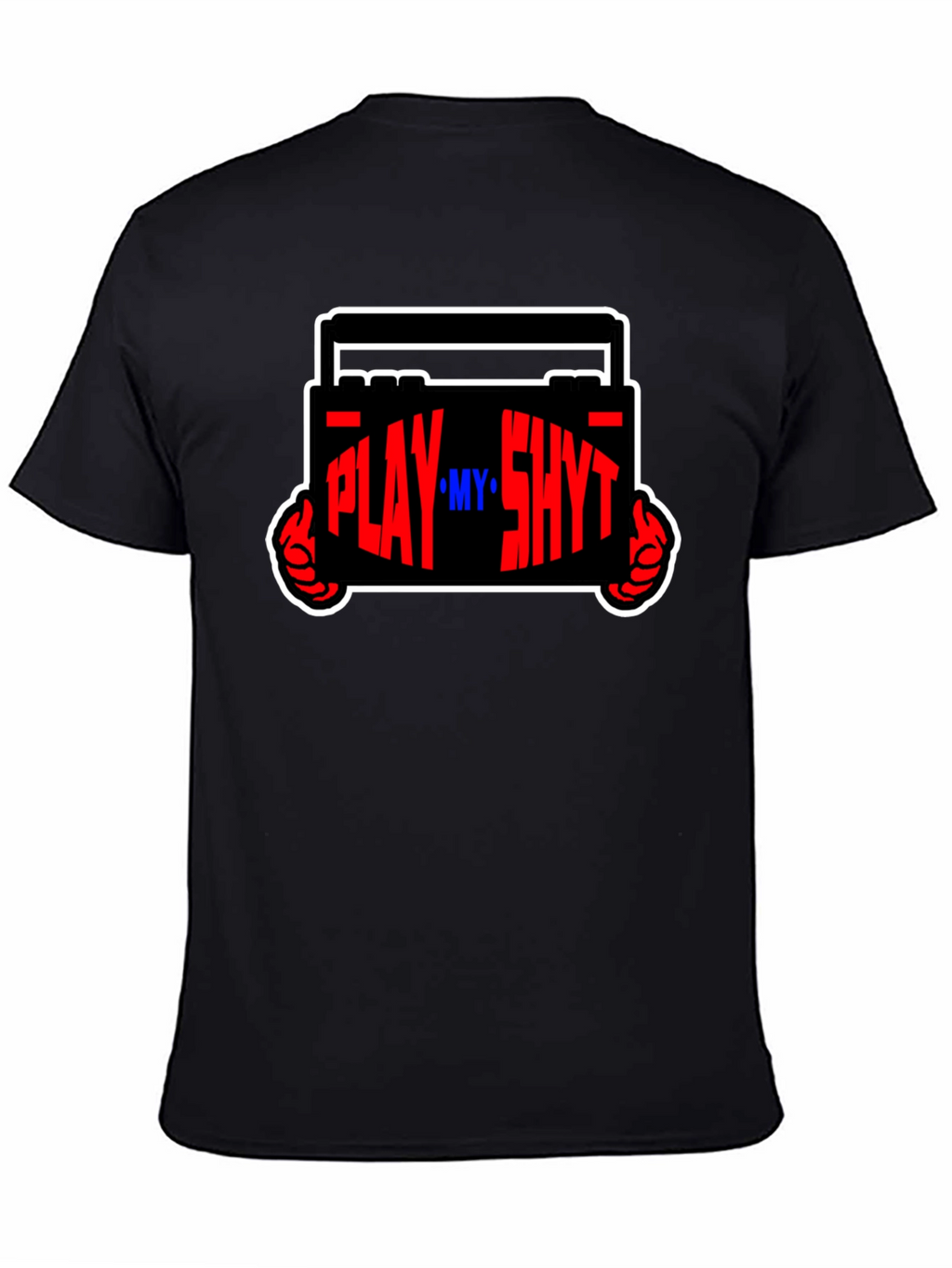 Play My Sh*t Black Graphic Tee