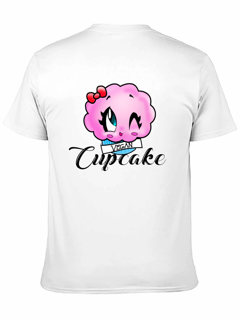 Vegan Cupcake T-Shirt - Cute Kawaii Style!
