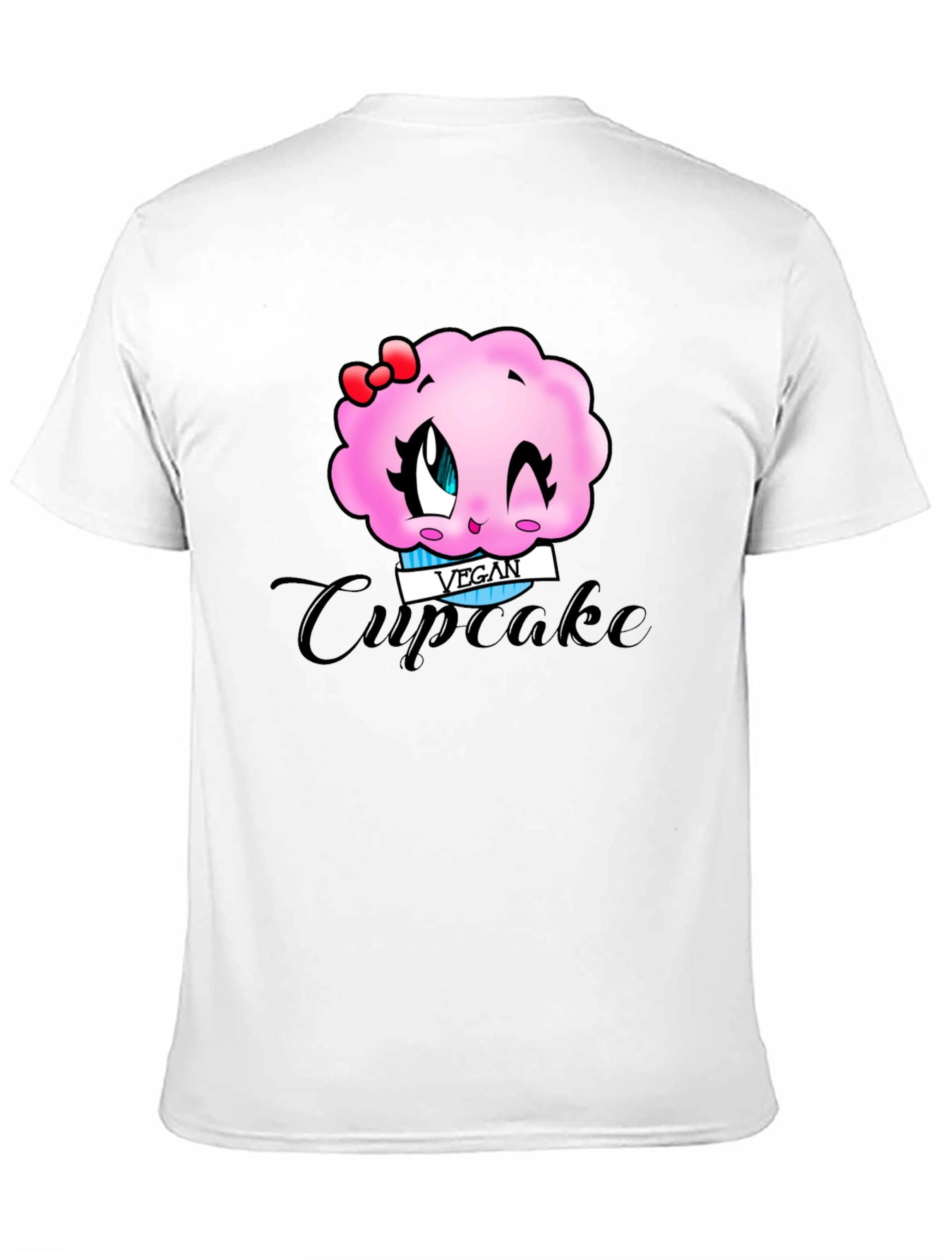 Vegan Cupcake T-Shirt - Cute Kawaii Style!