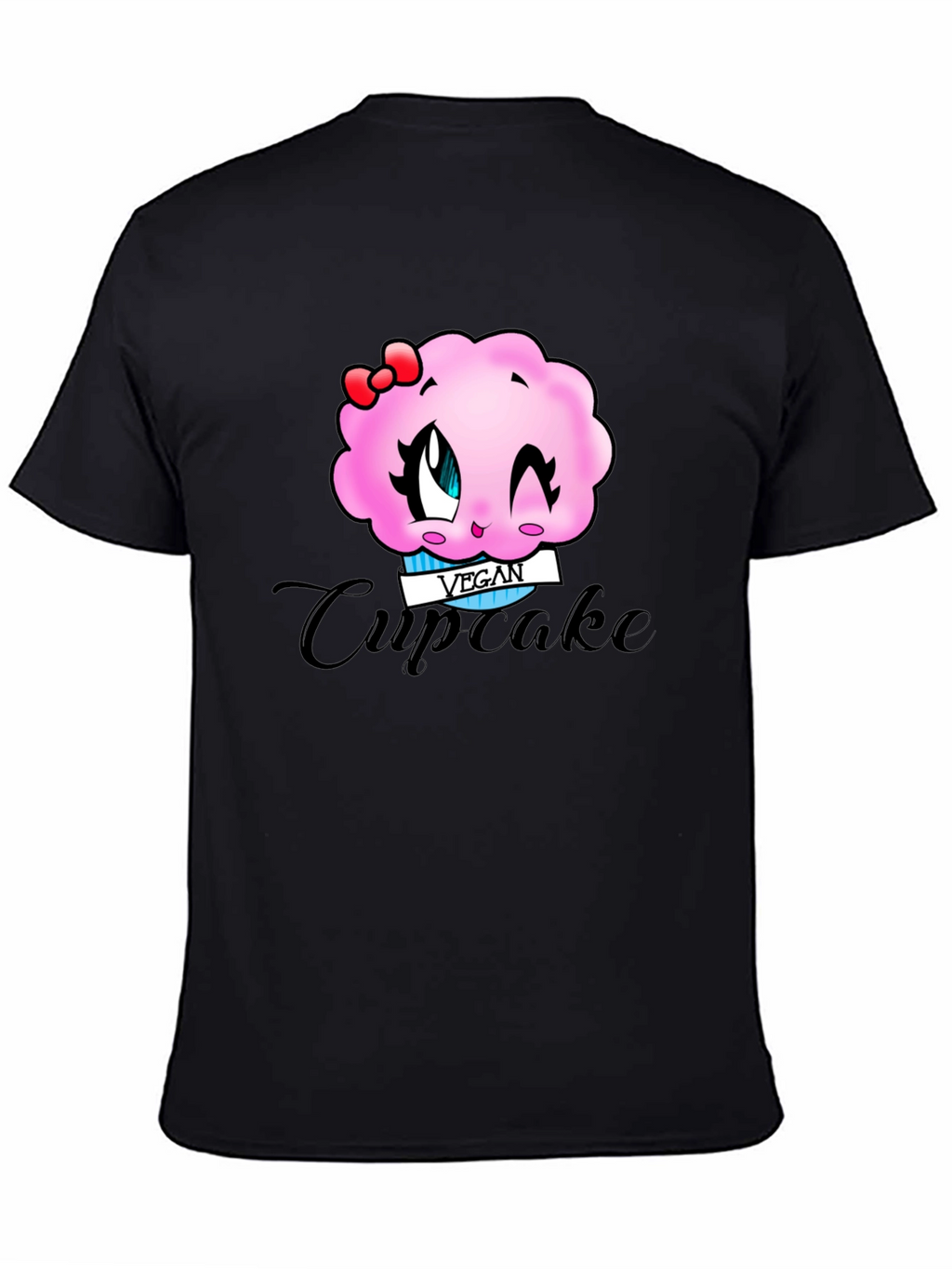 Vegan Cupcake T-Shirt - Cute Kawaii Style!