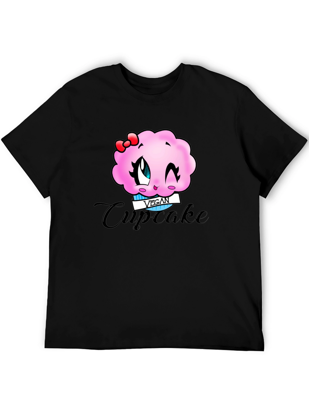 Vegan Cupcake T-Shirt - Cute Kawaii Style!