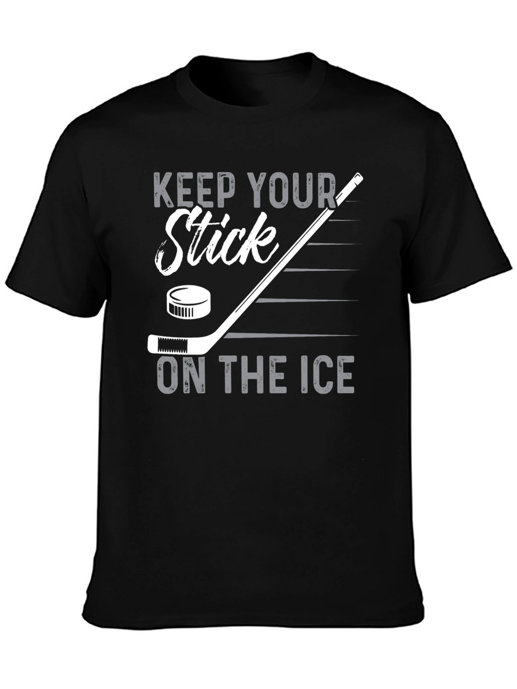 Keep Your Stick On The Ice Hockey T-Shirt