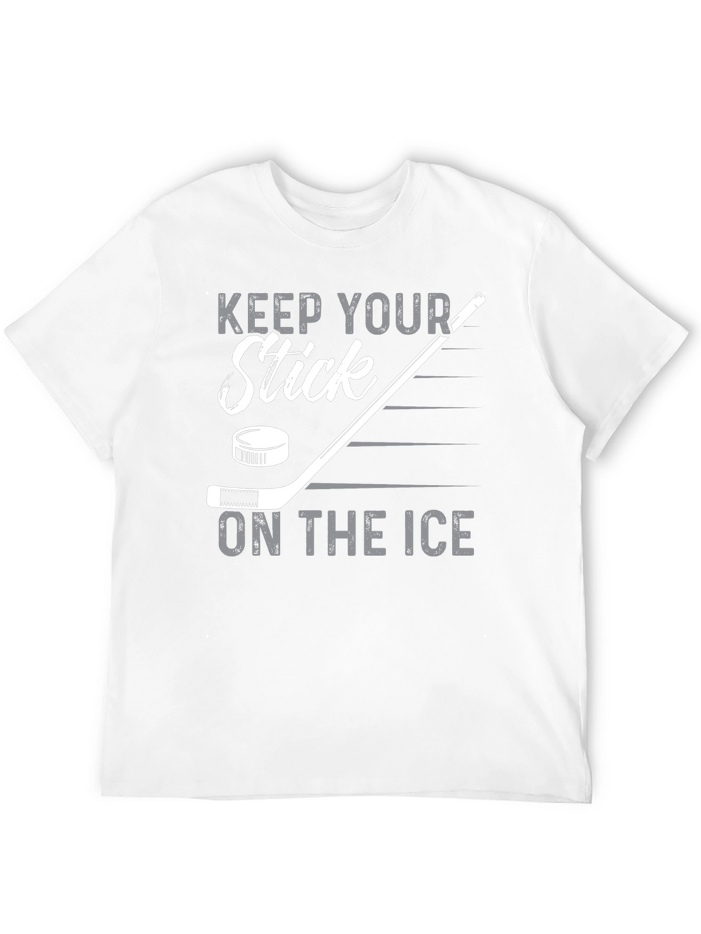 Keep Your Stick On The Ice Hockey T-Shirt