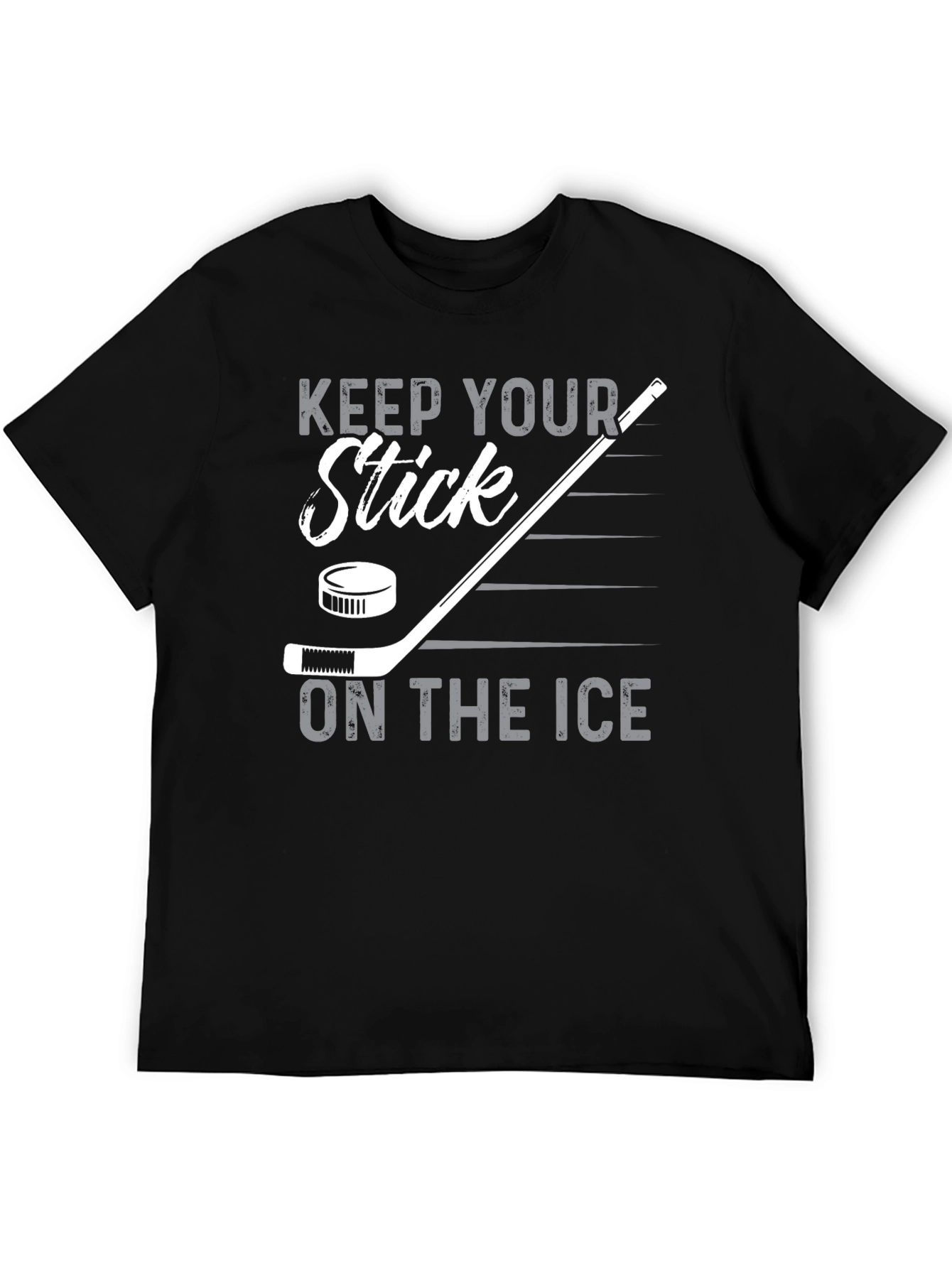 Keep Your Stick On The Ice Hockey T-Shirt