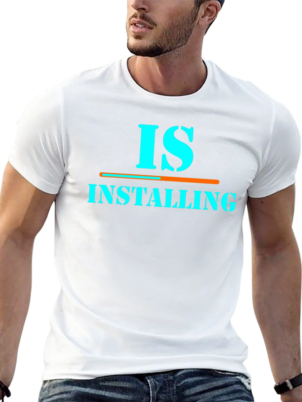 Is Installing Graphic Tee - Funny Programmer Shirt