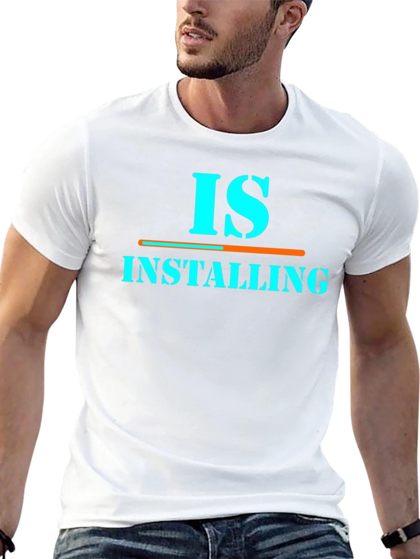 Is Installing Graphic Tee - Funny Programmer Shirt