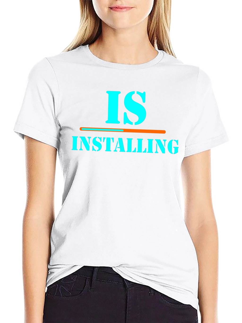 Is Installing Graphic Tee - Funny Programmer Shirt