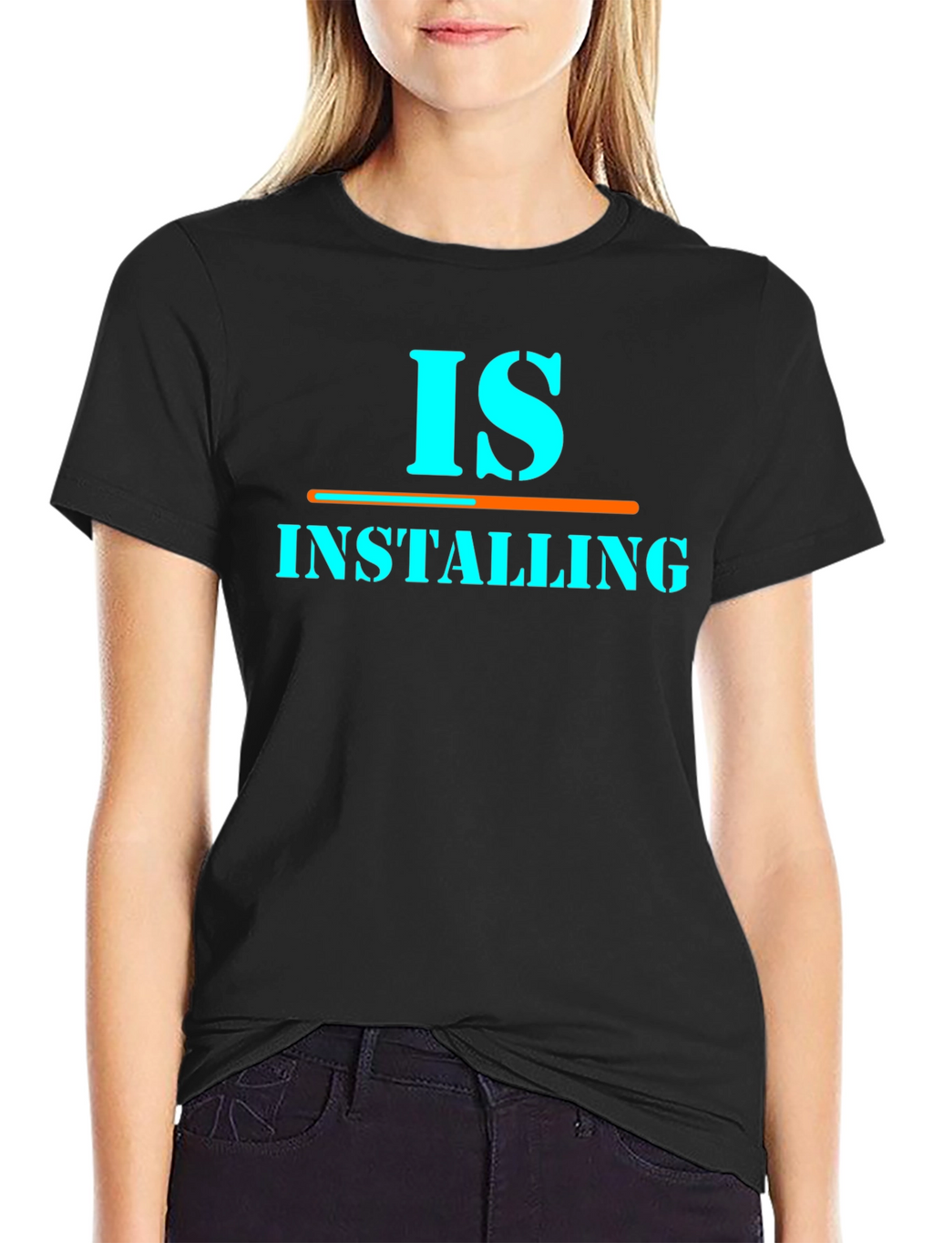 Is Installing Graphic Tee - Funny Programmer Shirt