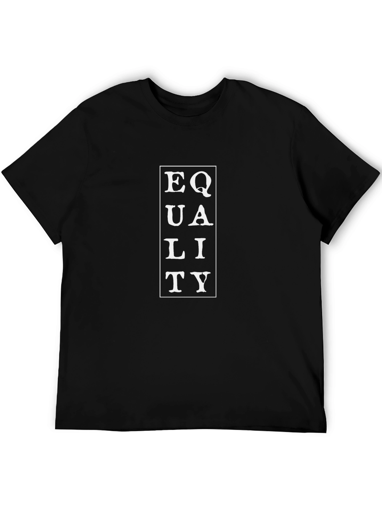 Equality Graphic Print T-Shirt - Black