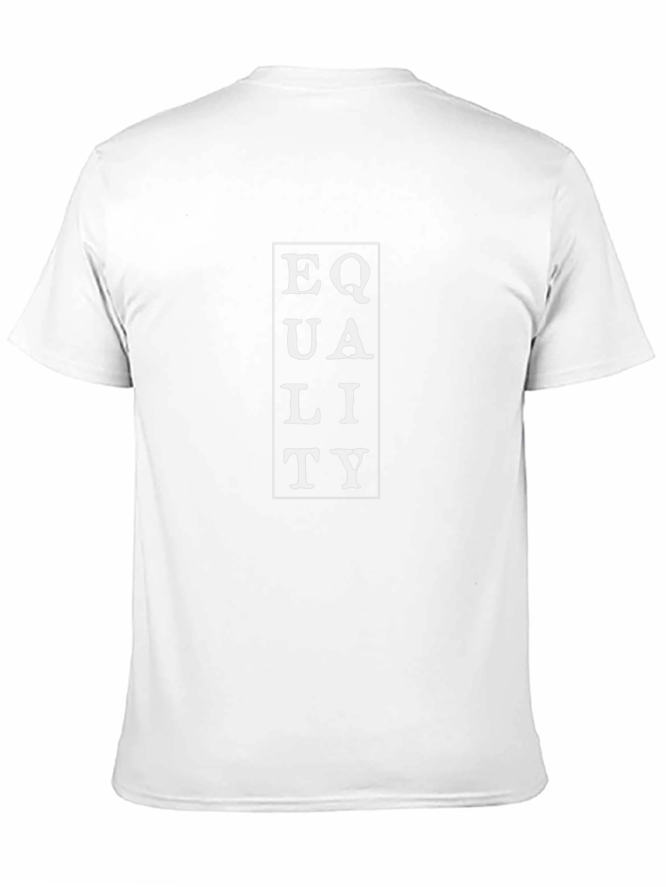 Equality Graphic Print T-Shirt - Black