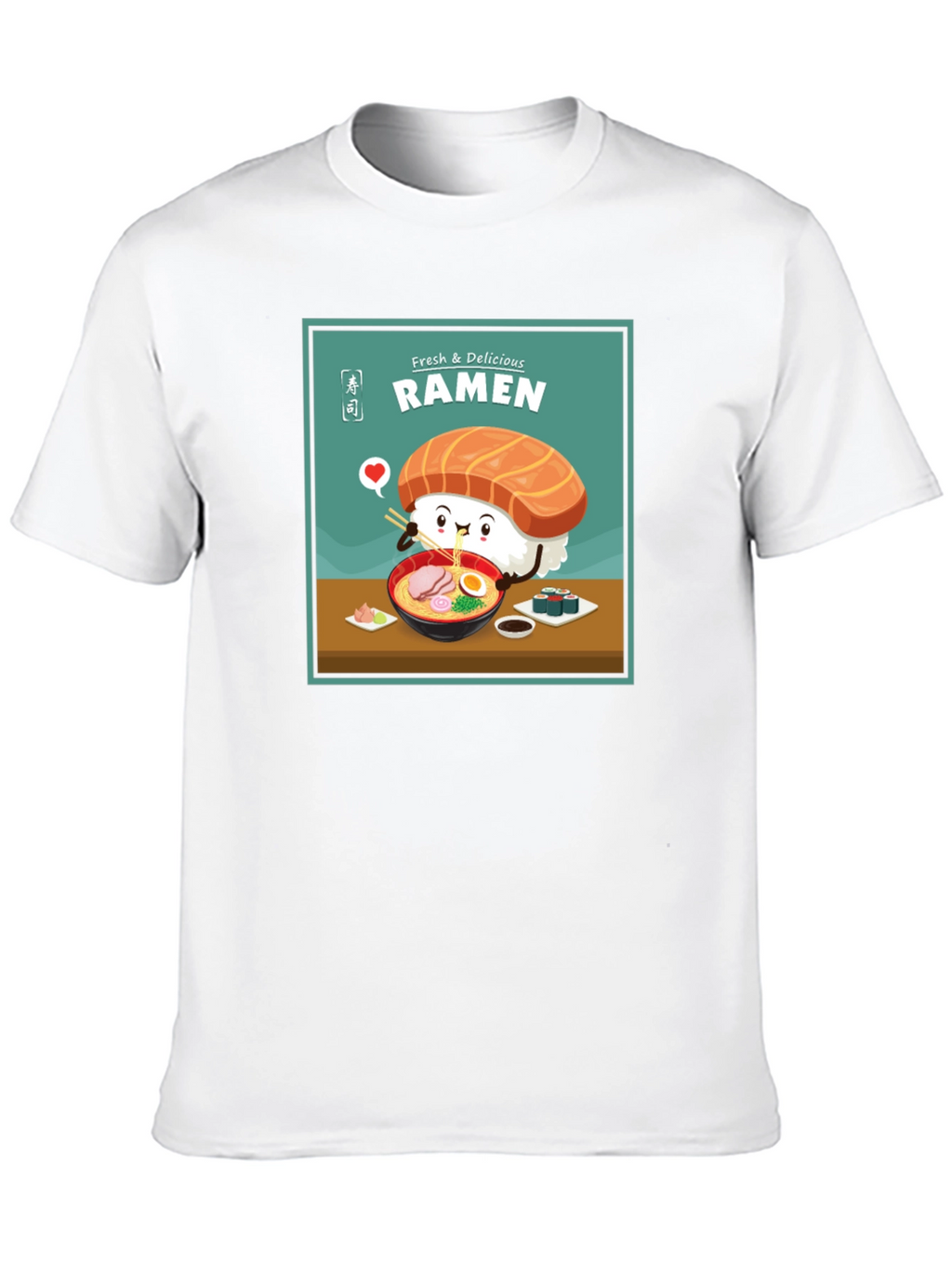 Ramen Lover T-Shirt - Sushi Cartoon