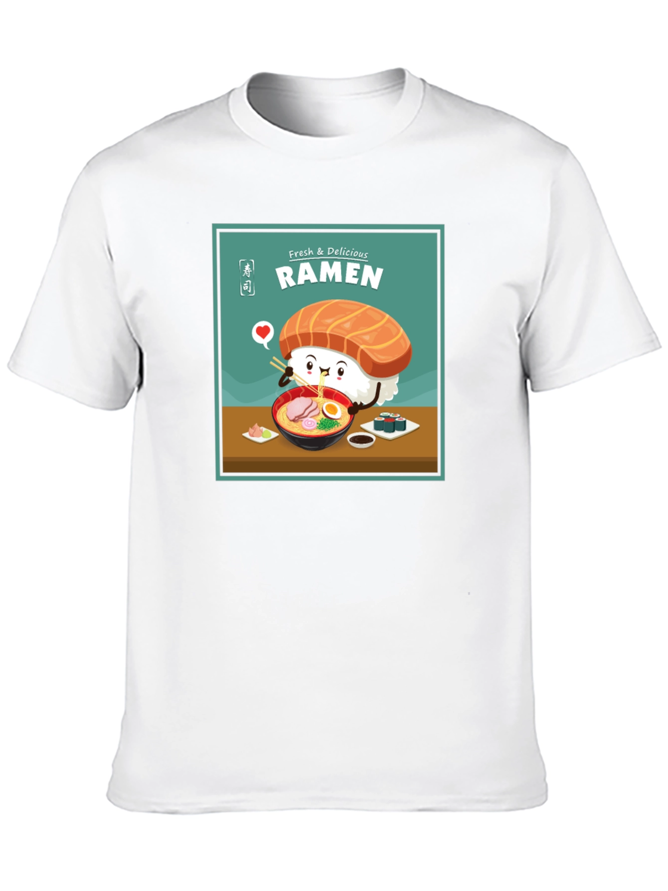 Ramen Lover T-Shirt - Sushi Cartoon