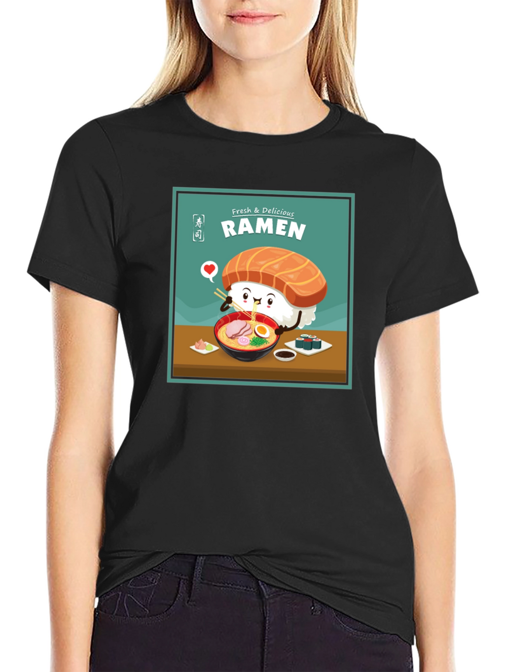 Ramen Lover T-Shirt - Sushi Cartoon