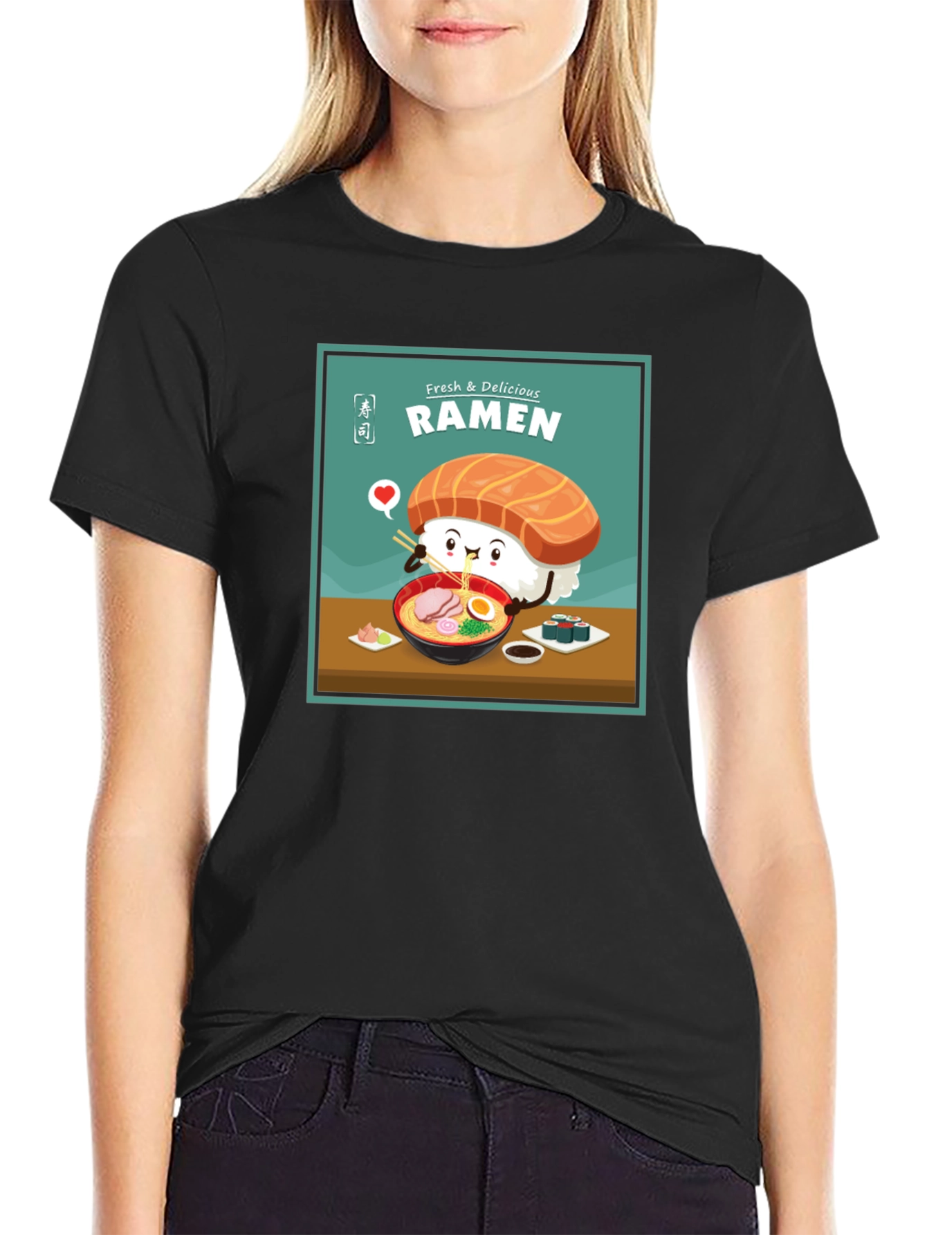 Ramen Lover T-Shirt - Sushi Cartoon