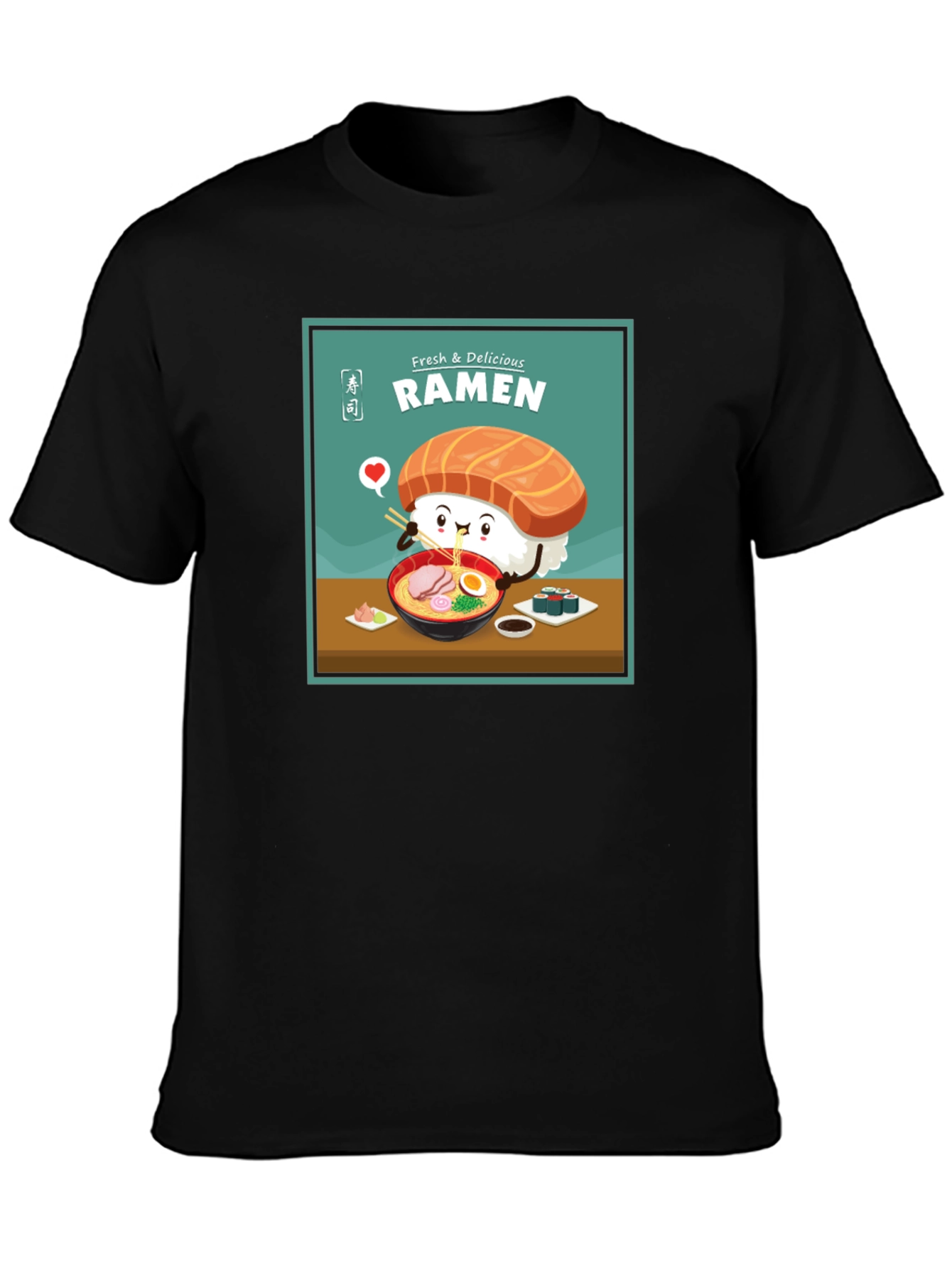 Ramen Lover T-Shirt - Sushi Cartoon