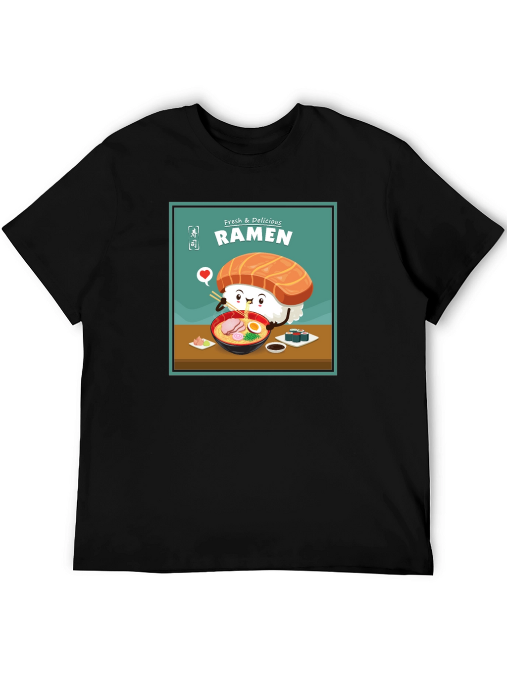 Ramen Lover T-Shirt - Sushi Cartoon