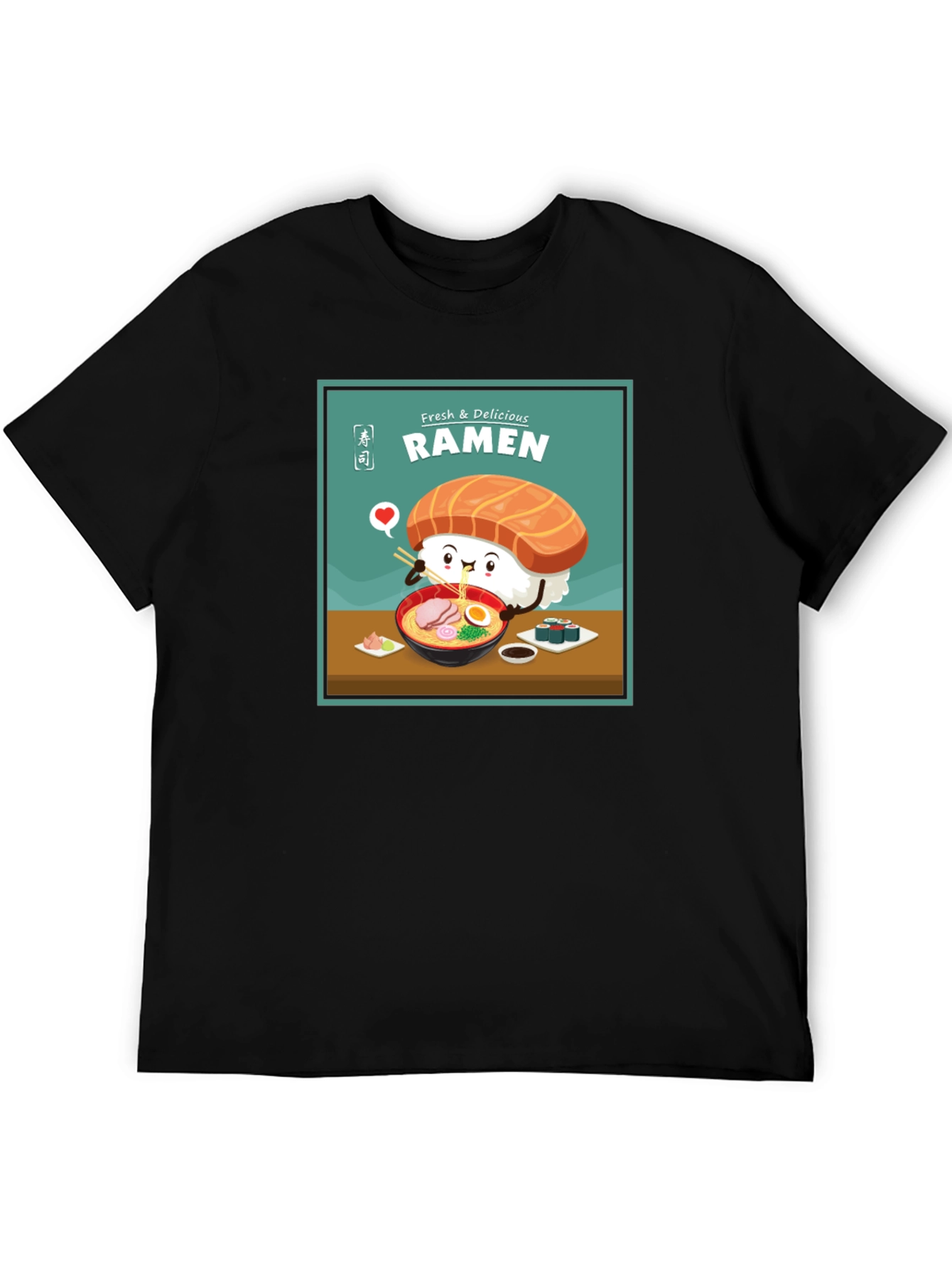 Ramen Lover T-Shirt - Sushi Cartoon