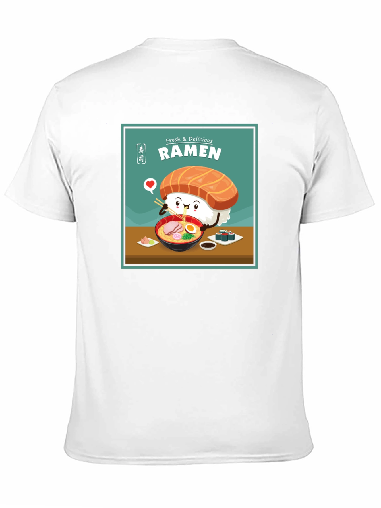 Ramen Lover T-Shirt - Sushi Cartoon