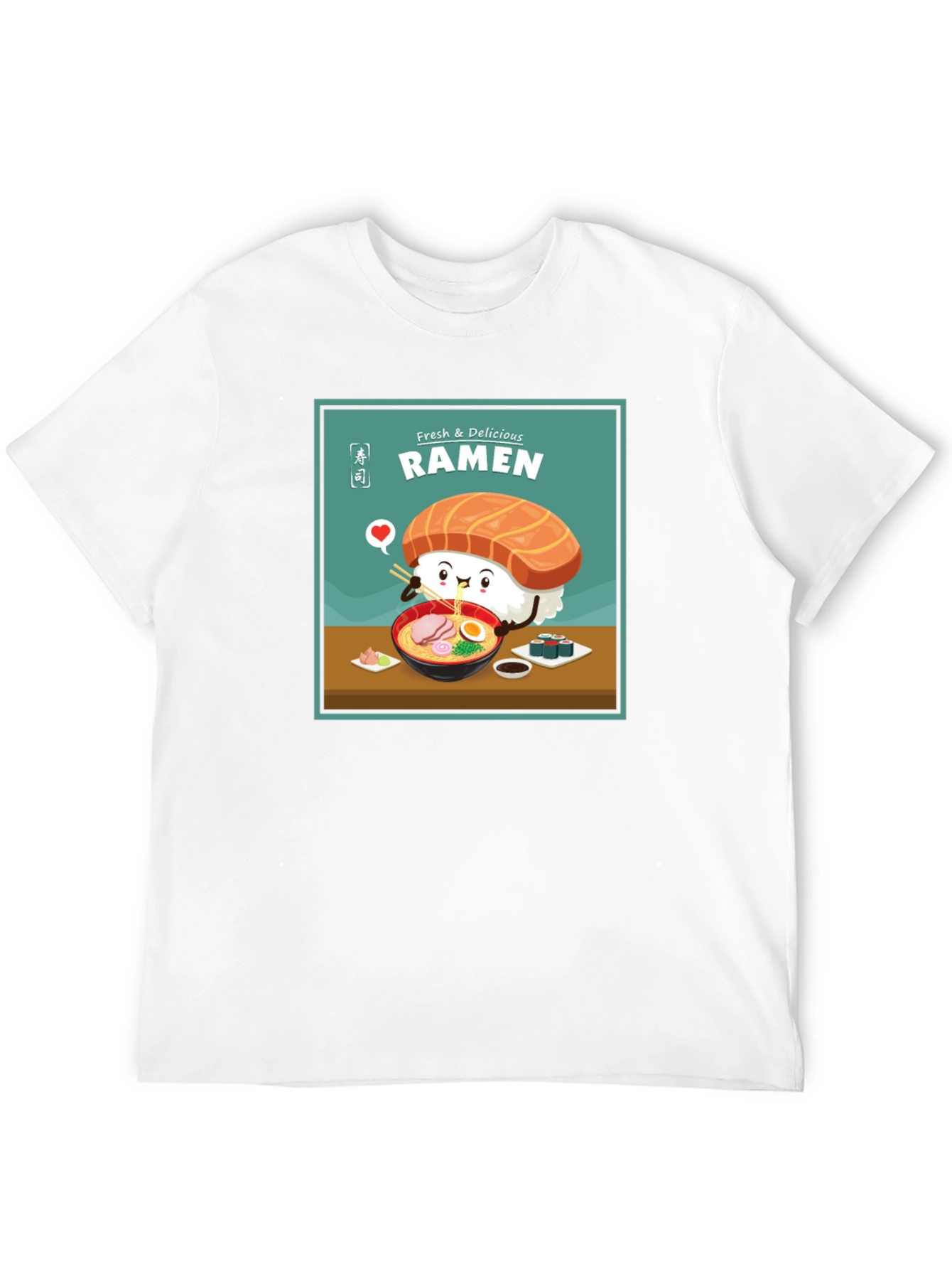 Ramen Lover T-Shirt - Sushi Cartoon