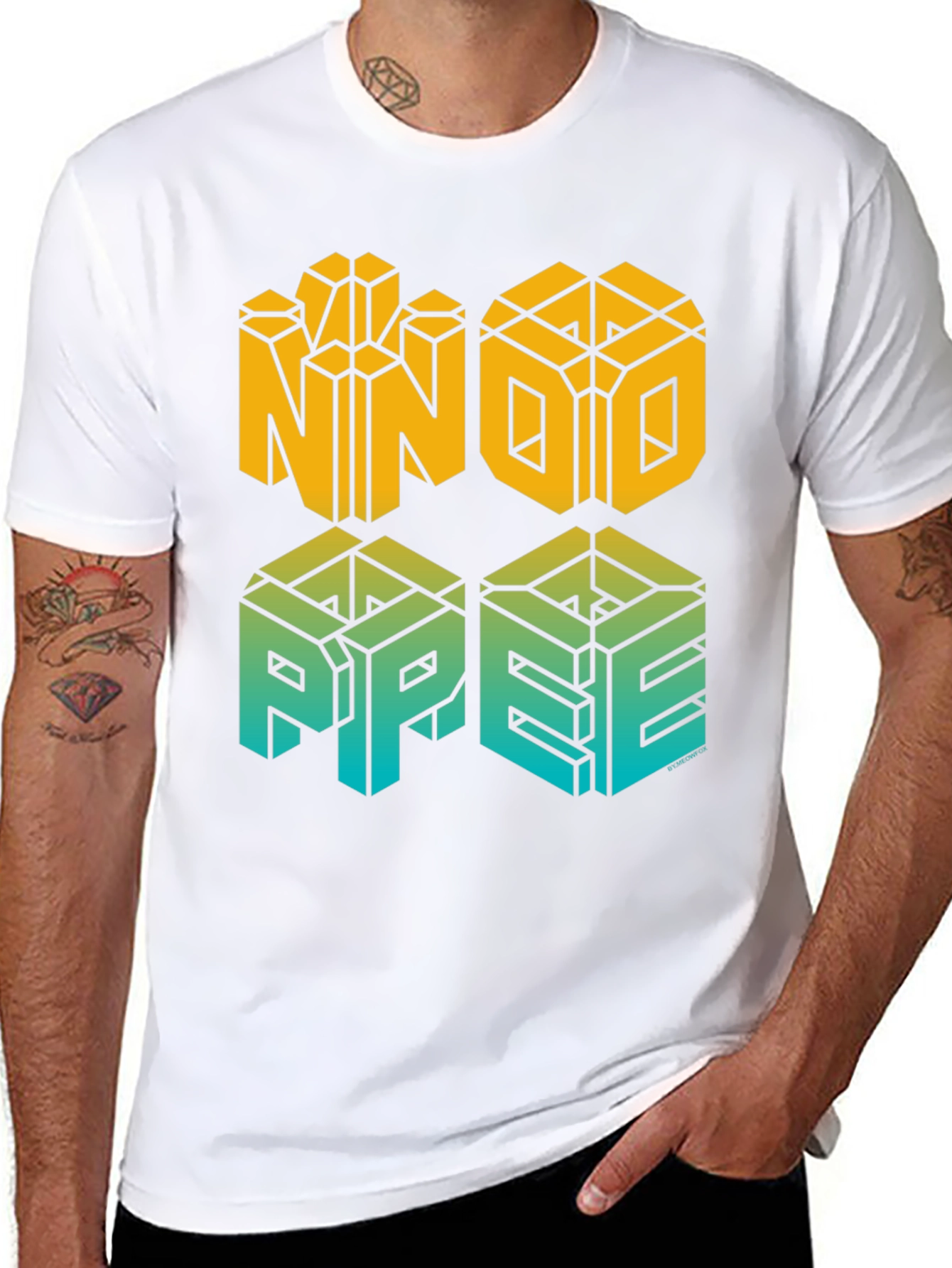 NNO NOPE T-Shirt - Geometric Style