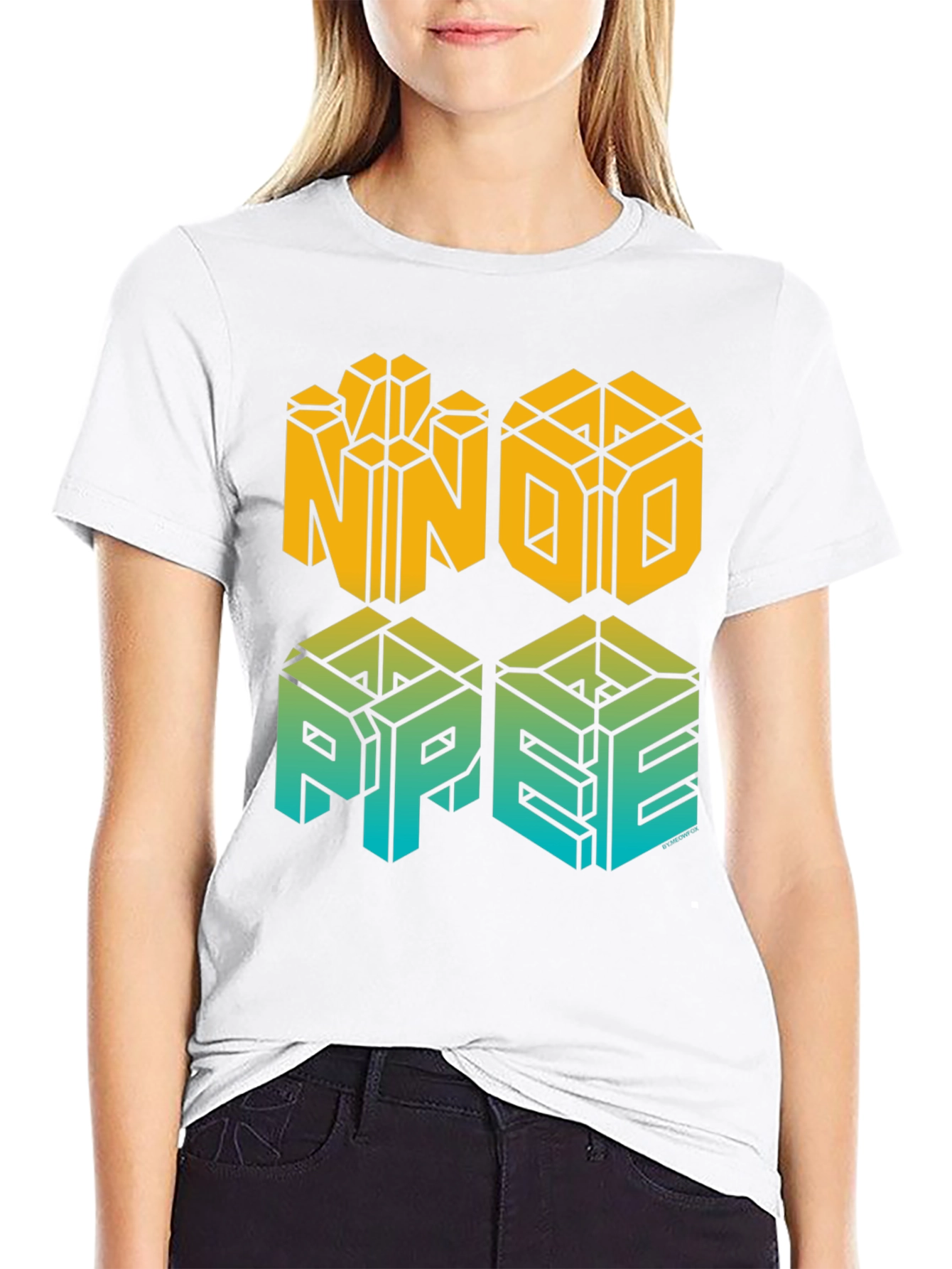 NNO NOPE T-Shirt - Geometric Style