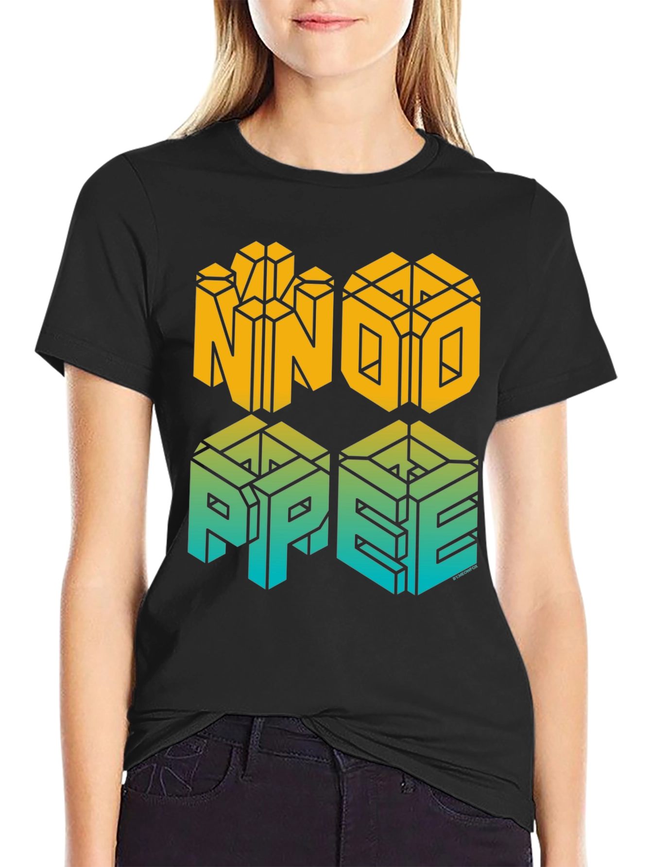 NNO NOPE T-Shirt - Geometric Style