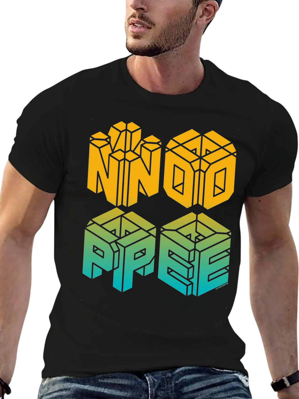 NNO NOPE T-Shirt - Geometric Style