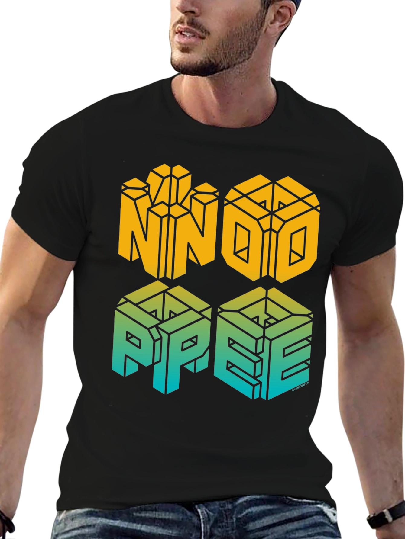 NNO NOPE T-Shirt - Geometric Style