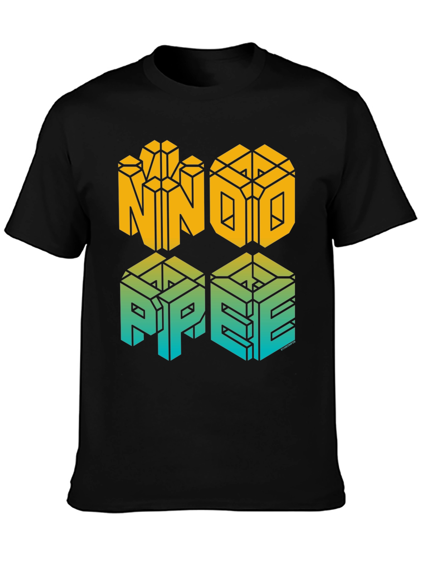 NNO NOPE T-Shirt - Geometric Style