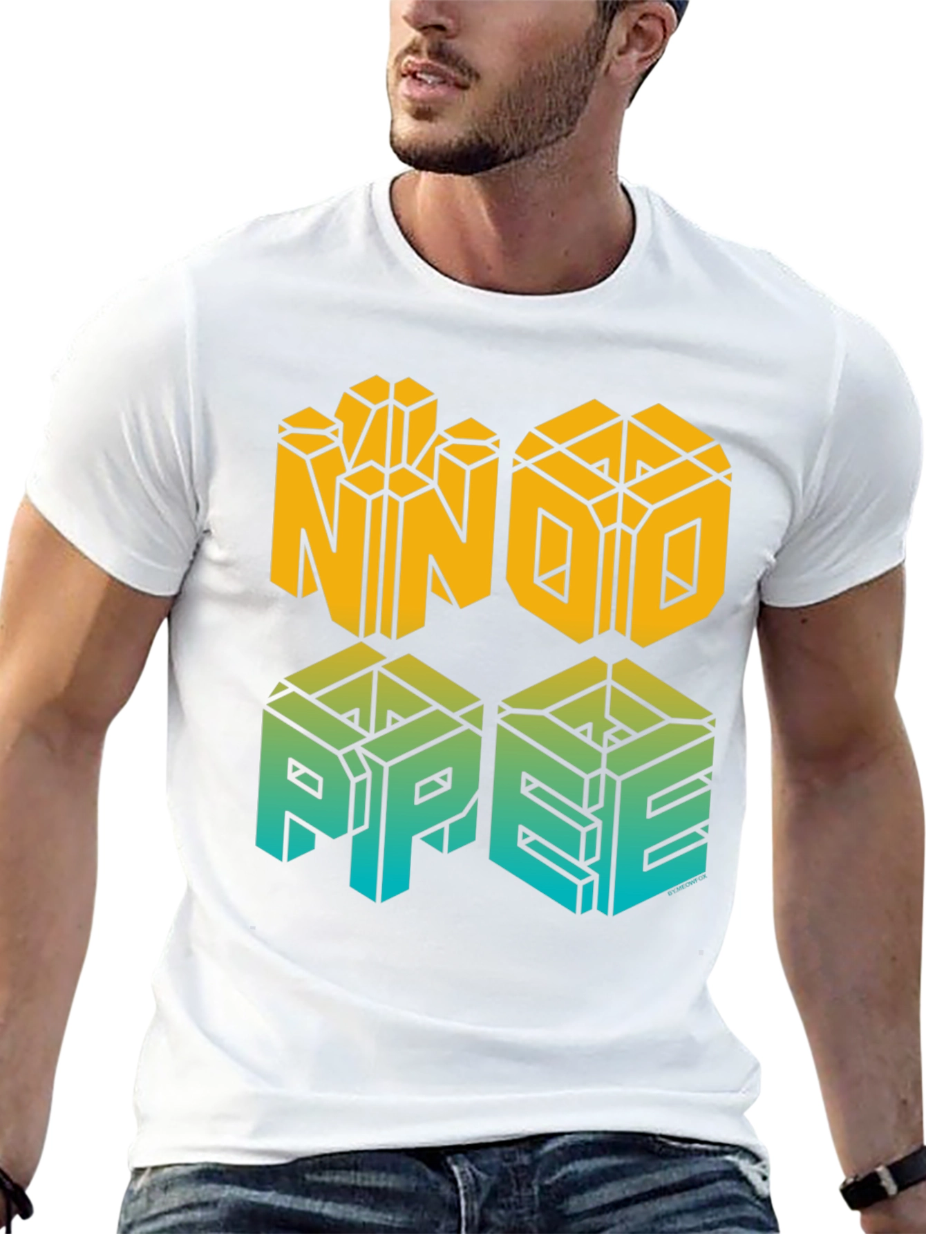 NNO NOPE T-Shirt - Geometric Style