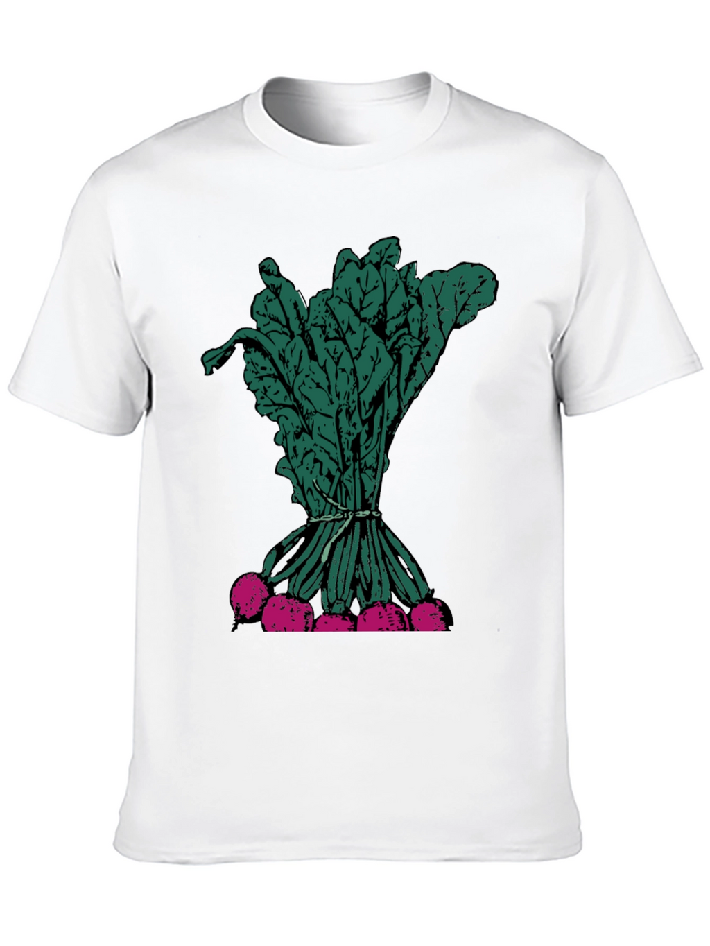Radish Graphic T-Shirt - Bold Vegetable Design