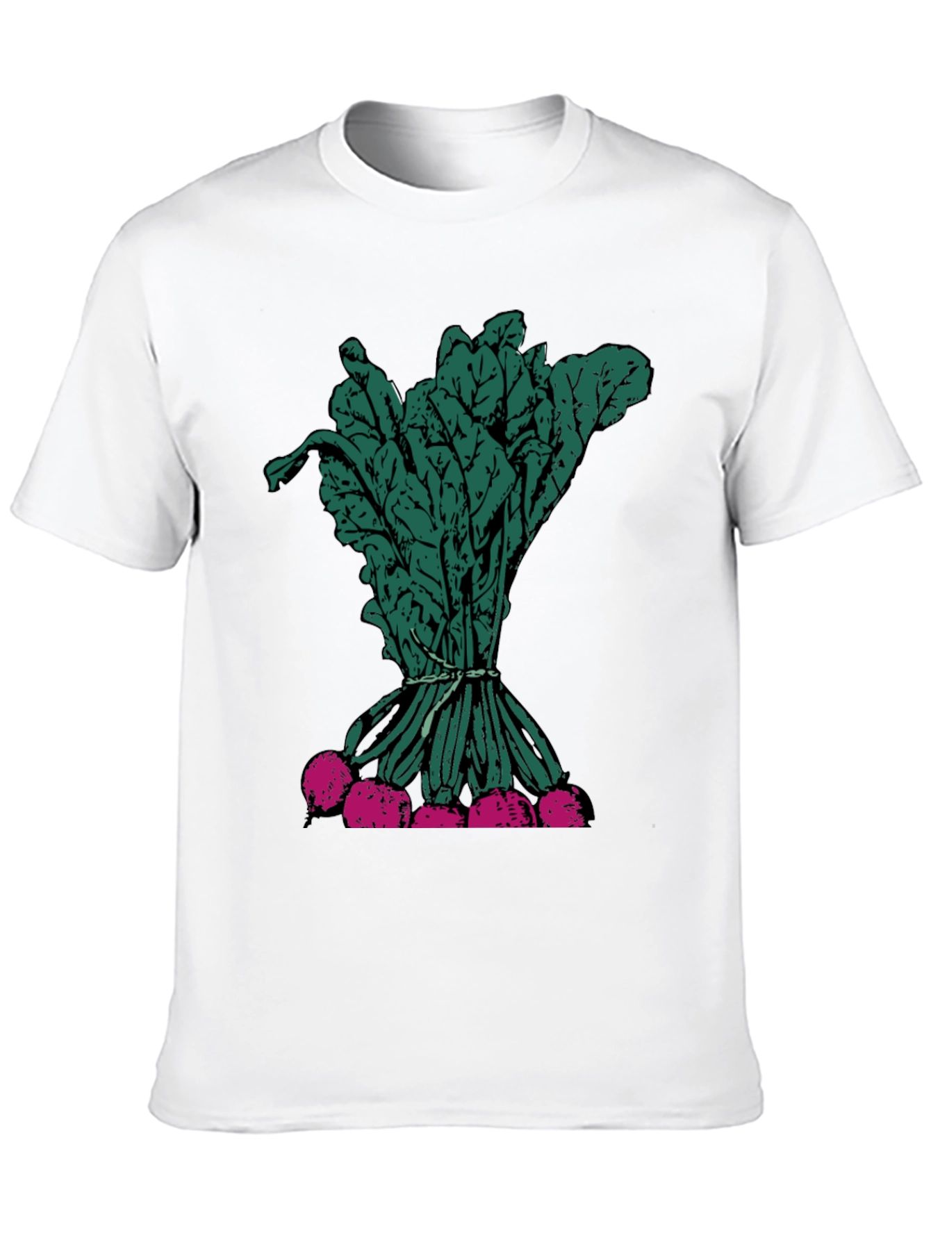 Radish Graphic T-Shirt - Bold Vegetable Design