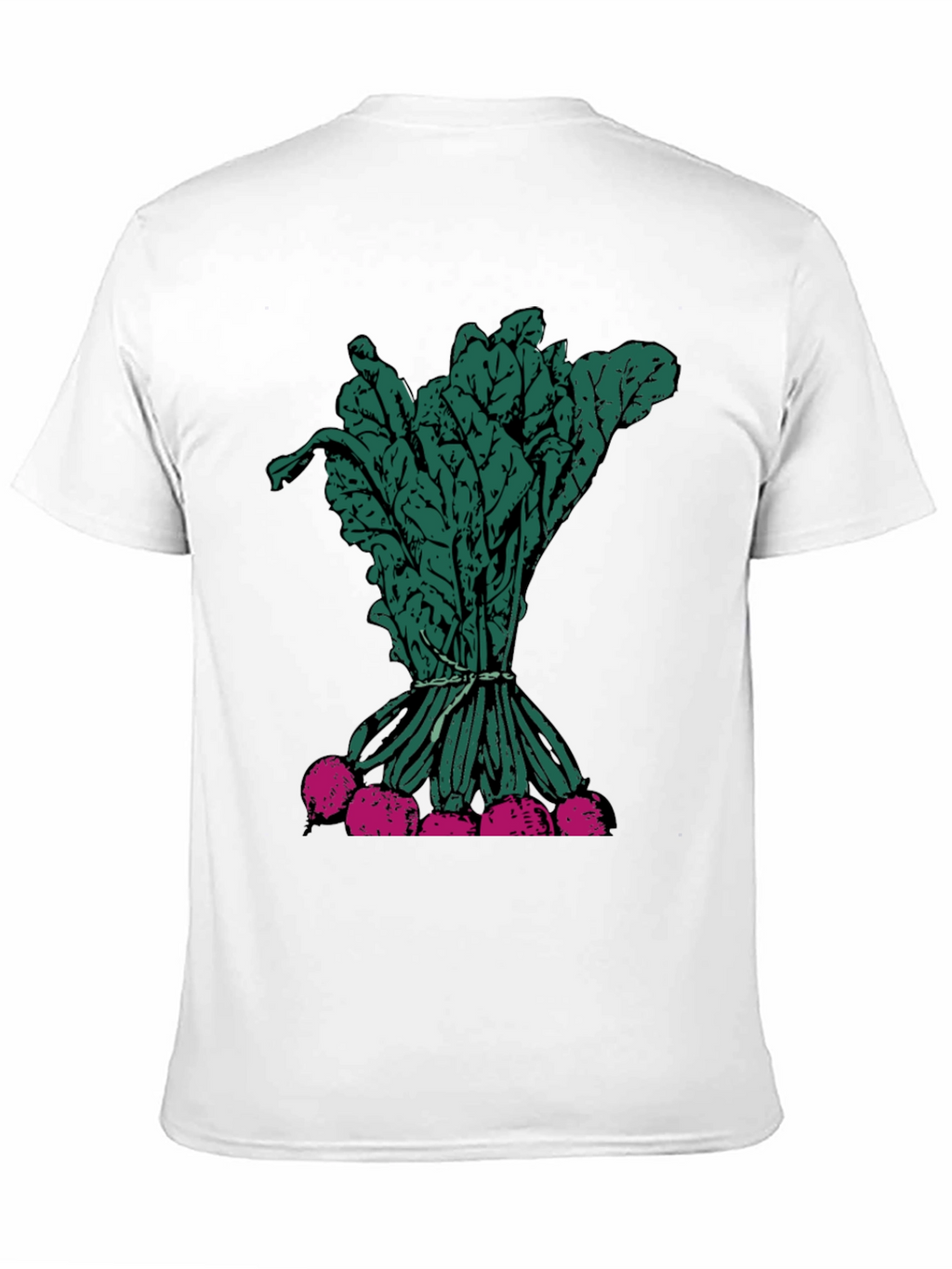 Radish Graphic T-Shirt - Bold Vegetable Design