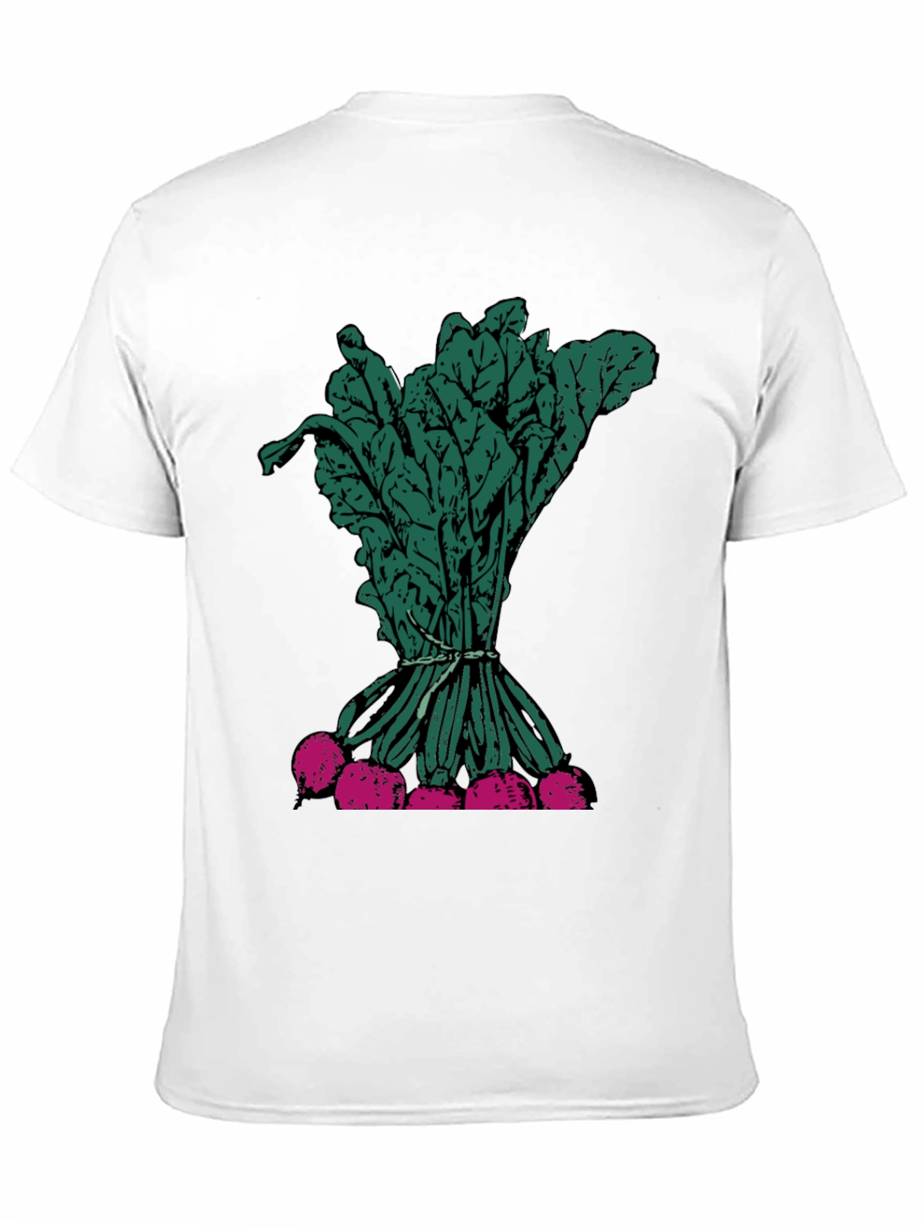 Radish Graphic T-Shirt - Bold Vegetable Design