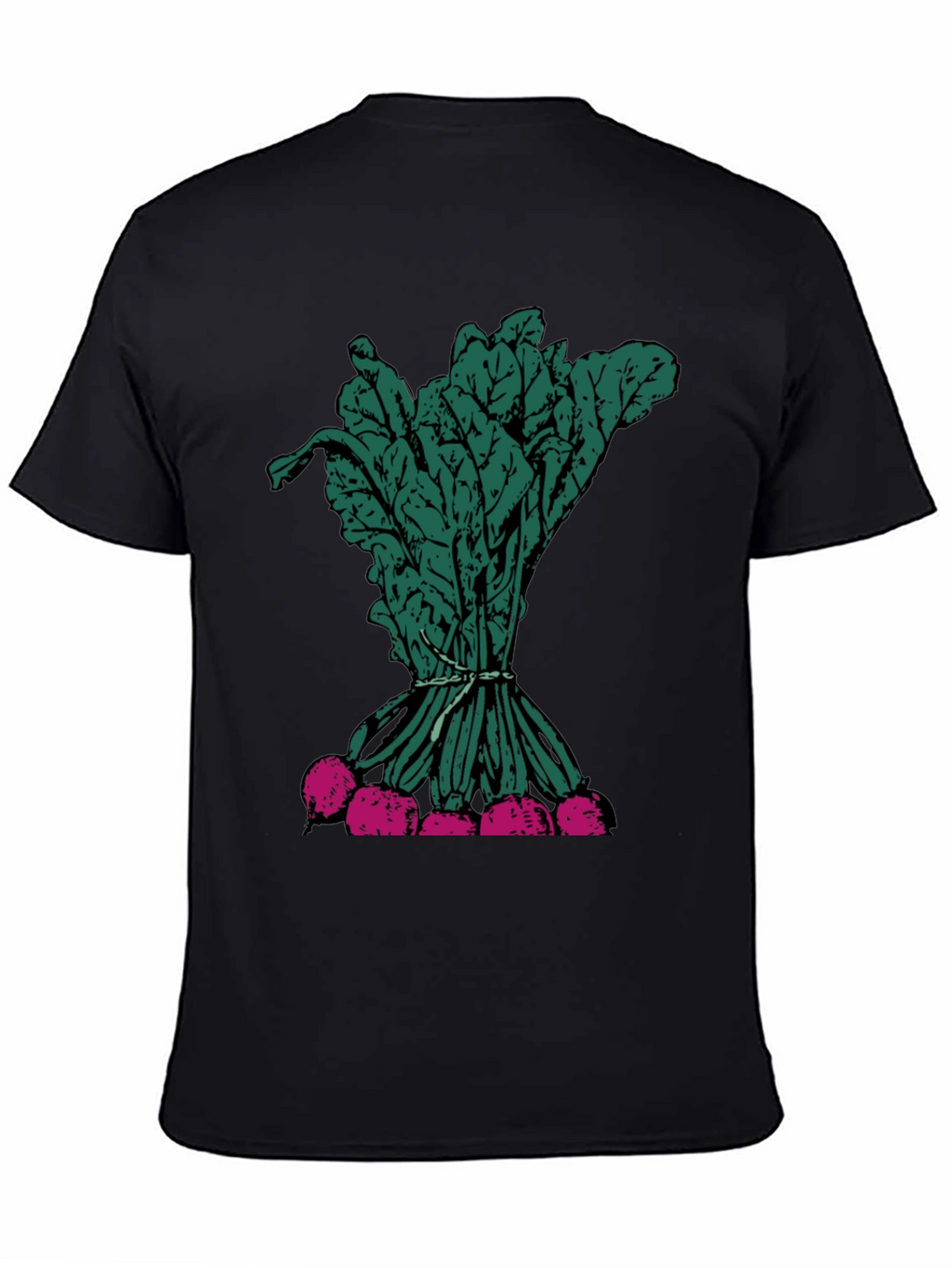 Radish Graphic T-Shirt - Bold Vegetable Design