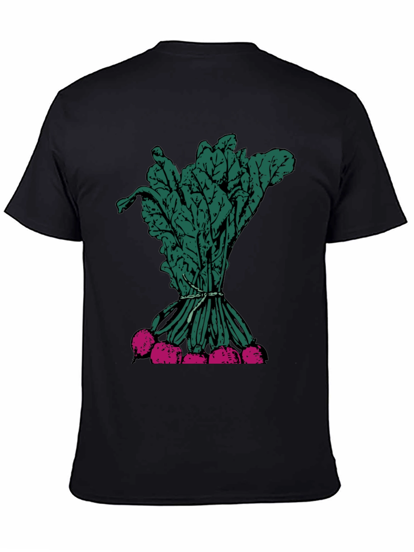 Radish Graphic T-Shirt - Bold Vegetable Design