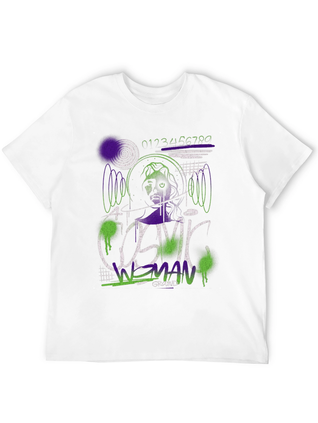 Cosmic Woman Graphic Tee - Modern Streetwear