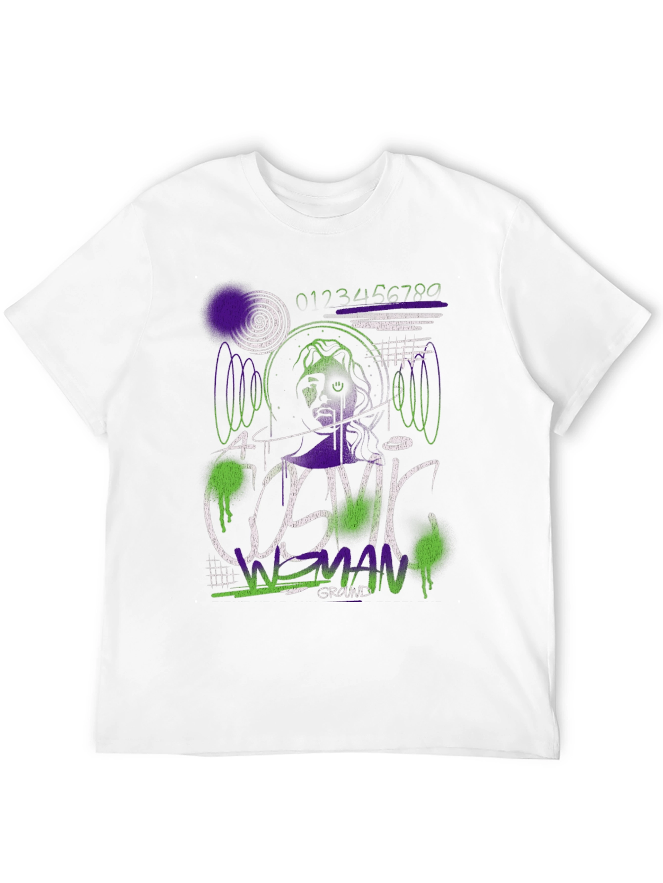 Cosmic Woman Graphic Tee - Modern Streetwear