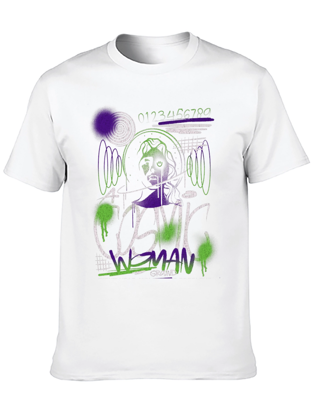 Cosmic Woman Graphic Tee - Modern Streetwear